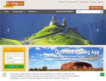 Tablet Screenshot of koningaap.nl